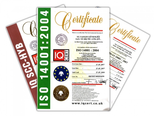 Super Fire Ball Certificates
